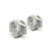 Zestaw Podwyższający Kierownicę 28mm Podwyższenie 20mm Sw-Motech Silver