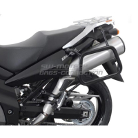 Stelaż Evo Na Kufry Boczne Sw-Motech Suzuki Dl 1000 V-Strom/Kawasaki Klv1000 Black