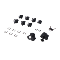 Zestaw 7 Zamków Do Kufrów +Zestaw Antykradzieżowy Do Stelaży Evo Sw-Motech Anti-Theft 2 Klucze Black