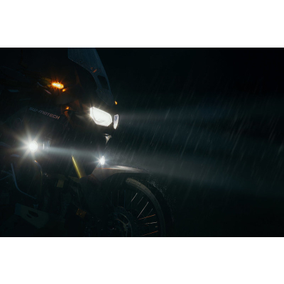 Zestaw Lamp Przeciwmgłowych Evo Sw-Motech Suzuki Dl1000/650 Kawasaki Klv 1000 Black