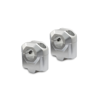 Zestaw Podwyższający Kierownicę 22mm Podwyższenie 30mm Silver Sw-Motech
