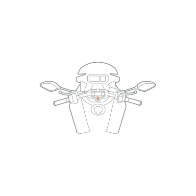 Mocowanie w sztycy widelca motocykla Lampa Opti Tube   - Ø 17-20,5 mm