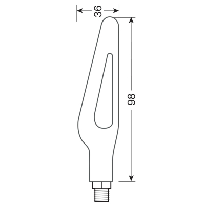Kierunkowskazy sekwencyjne Lampa Glory SQ 12V LED