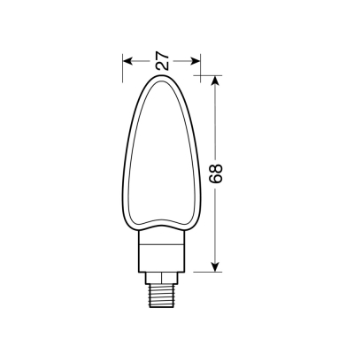 Kierunkowskazy Lampa Arrow 21W Black