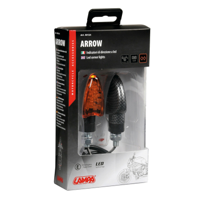 Kierunkowskazy Lampa Arrow - 12V LED - Carbon