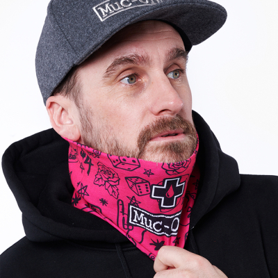 Komin na szyję Muc-Off koloru pink punk