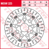 Tarcza hamulcowa TRW MSW 223