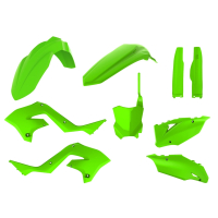 Komplet Plastików Polisport Kawasaki Kx 125/250 '03-'08 W Zestawie Tablica Przednia (8665900010) I Osłony Amortyzatorów (8398000008) (Restyling Na Kxf