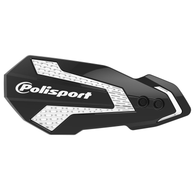 Polisport Promocja Osłony Rąk (Listki) Model Mx Flow Z Uniwersalnym Zestawem Montażowym Honda Cr/Crf '07-22' Kolor Czarno Biały