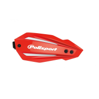 Osłony Rąk Polisport (Handbary) Model Bullit Full Wrap Around Z Uniwersalnym Zestawem Montażowym 22/28 Kolor Czerwony