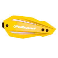 Osłony Rąk Polisport (Handbary) Model Bullit Full Wrap Around Z Uniwersalnym Zestawem Montażowym 22/28 Kolor Żółty