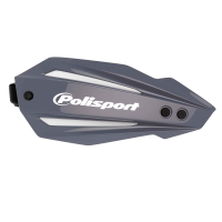 Osłony Rąk Polisport (Handbary) Model Bullit Full Wrap Around Z Uniwersalnym Zestawem Montażowym 22/28 Kolor Szary