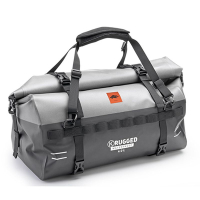 Torba / Wałek Na Siedzenie / Bagażnik 40l 100% Wodoszczelna Kolor Czarno-Srebrny (K' Rugged) (28x50x25cm)