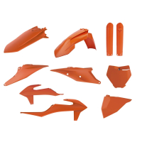 Komplet Plastików Polisport Ktm Sx/Sx-F '19-'22 W Zestawie Tablica Przednia (8666400001) I Osłony Amortyzatorów (8398600005) Kolor Pomarańczowy