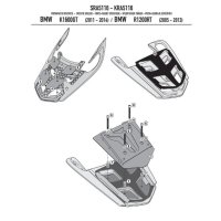 Stelaż Kufra Centralnego Bmw K 1600gt (11-16), R 1200rt (05-13) Aluminiowy Monokey