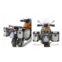 Stelaż Kufrów Bocznych Monokey  Side Bmw R 1200 Gs (04-12), R 1200 Gs Adventure (06-13) - Pod Kufry  K'force Alu