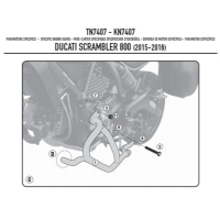 Gmole Osłony Silnika Ducati Scrambler 400 (16-19), Scrambler Icon 800 (15-19) Czarne