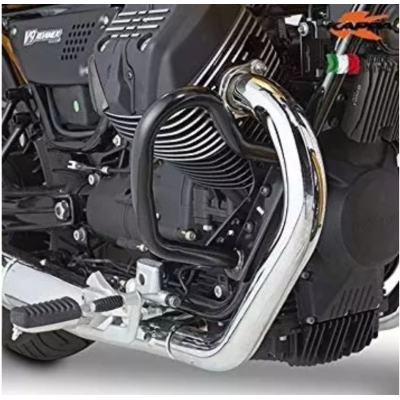 Gmole Osłony Silnika Moto Guzzi V7 Iii Stone / Special (17-19), V7 Iii Stone Night  (19), V9 Roamer / V9 Bobber (16-19) Czarne