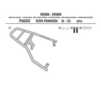 Stelaż Kufra Centralnego Piaggio Vespa Primavera 50-125-150 (14-19), Vespa Sprint 50-125-150 (14-19) ( Bez Płyty )