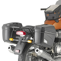 Stelaż Kufrów Bocznych Monokey Royal Enfield Interceptor 650 '19-'22, - Czarny