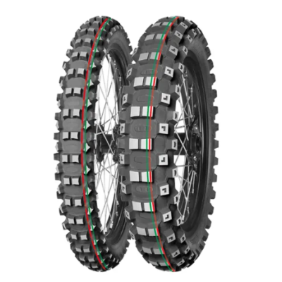 Opona Mitas 90/100-14 Terra Force-Mx Mh 49m (Czerwono-Zielony Pasek) Tt Tył Dot 2023 (Dot:Todt) (460051) Zamiennik:70000127 (Substytut:Terra Force-Mx