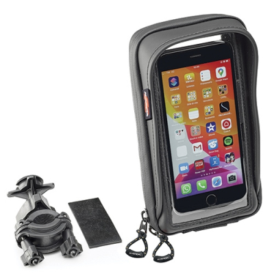 Torba Na Gps / Smartphone Iphone Xr/Xs/Xs /X/8/8 Plus/7/7 Plus, Samsung Galaxy S5/S6/S7/S8/S9/S10/Edge Z Mocowaniem Na Kierownicę I Lusterko - Patrz O