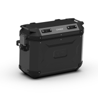 Kufer Boczny 37l Monokey  Side  K'force Aluminiowy Black Line Prawy