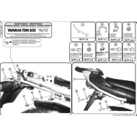 Stelaż Kufra Centralnego Yamaha Tdm 850 (96-01) ( Bez Płyty )