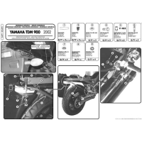 Stelaż Kufra Centralnego Yamaha Tdm 900 (02-14) ( Bez Płyty )