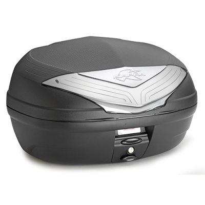Kufer Centralny 46l Monolock Urban Z Białymi Odblaskami ( Zawiera Płytę ) (K466nt)