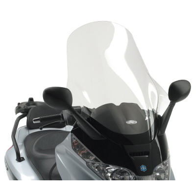 Szyba Piaggio X-Evo 125/250/400 (07-11), X8 125/150/200/250/400 (04-10) 80x60cm Przezroczysta