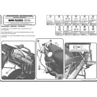 Stelaż Kufrów Bocznych Monokey Bmw F 650gs (00-07) - Również Pod Kufry Monokey Retro-Fit K-Venture Alu Oraz K'mission Alu