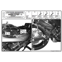 Stelaż Kufrów Bocznych Monokey Honda Xl 700v Transalp (08-13) - Również Pod Kufry Monokey K'mission Alu
