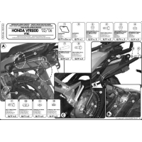 Stelaż Kufrów Bocznych Monokey Side Honda Vfr 800