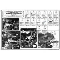 Stelaż Kufrów Bocznych Monokey Side Yamaha Fz6 / Fazer (04-06)