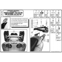 Stelaż Kufra Centralnego Yamaha Majesty 125/150/180 (01-11) ( Bez Płyty )