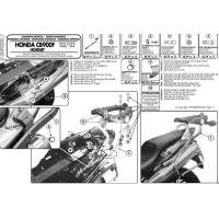 Stelaż Kufra Centralnego Honda Cb 900 Hornet (02-07) ( Bez Płyty )