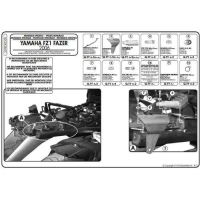 Stelaż Kufra Centralnego Yamaha Fz1 1000 Fazer (06-15) ( Bez Płyty )