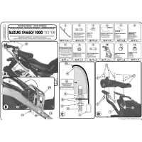 Stelaż Kufra Centralnego Suzuki Sv 650 / S (03-08) ( Bez Płyty )