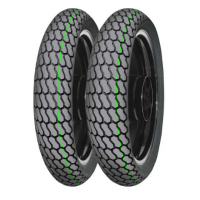 Opona Mitas 130/80-19 (27x7-19) H-18 Ms Flat Track Nhs 4pr Tt Przód/Tył (Zielony Pasek) Dot 2022 (Dot:Xmdd) (23409)
