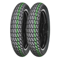 Opona Mitas 130/80-19 (27x7-19) H-18 Ss Flat Track Nhs Tt Przód/Tył Dot 2022 (Dot:Xpdd) (Podwójny Zielony Pasek) (23408)