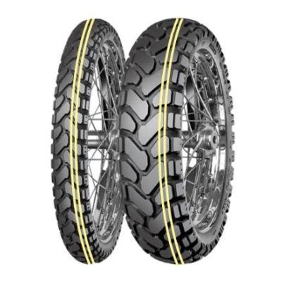 Opona Mitas 110/80b19 Enduro Trail Dakar (Podwójny Żółty Pasek) 59h Tl/Tt M+S Przód Dot 45/2023 (Zamiennik:70000451)