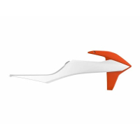 Polisport Wyprzedaż Osłony Chłodnicy (Komplet) Ktm Exc/Exc-F '20-'22 Kolor Biały/Pomarańczowy