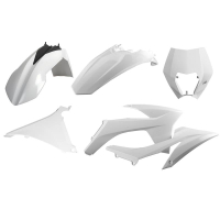 Komplet Plastików Polisport Ktm Exc/Exc-F '12-'13 W Zestawie Osłona Lampy (8666700002) Kolor Biały
