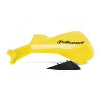 Polisport Promocja Osłony Rąk (Handbary) Model Sharp Lite Z Uniwersalnym Zestawem Montażowym 22/26mm Kolor Żółty