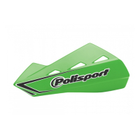 Polisport Wyprzedaż Osłony Rąk (Listki) Model Qwest Z Uniwersalnym Zestawem Montażowym Aluminiowym 22/28mm Kolor Zielony