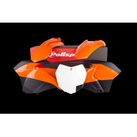 Komplet Plastików Polisport Ktm Sx/Sx-F '13-'15 W Zestawie Tablica Przednia (8659100002) Kolor Pomarańczowy