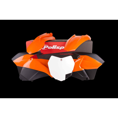 Komplet Plastików Polisport Ktm Sx/Sx-F '13-'15 W Zestawie Tablica Przednia (8659100002) Kolor Pomarańczowy