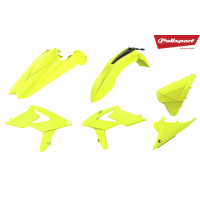 Komplet Plastików Polisport Beta 2t/4t '18-'19 Kolor Żółty Fluo