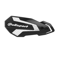 Osłony Rąk Polisport (Listki) Model Mx Flow Z Uniwersalnym Zestawem Montażowym Yamaha Yz/Yzf/Wr '08-22' Kolor Czarny